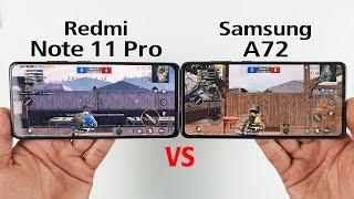 Redmi Note 11 Pro vs Samsung A72 PUBG TEST - Helio G96 vs Snapdragon 720g PUBG MOBILE TEST