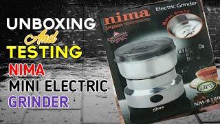 NIMA MINI ELECTRIC GRINDER UNBOXING AND TESTING