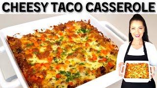 Keto Cheesy Taco Casserole | 3g Net Carbs