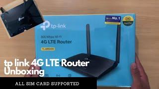 tp Link 4G LTE Router | All Sim Supported | plug and play