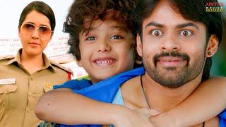 Supreme Bhojpuri Dubbed Hilarious Scenes | Sai Dharam Tej, Raashi Khanna | Aditya Movies Bhojpuri