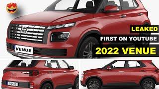 LEAKED | 2022 Hyundai Venue Facelift Leaked Ahead Of Launch | All New Design & More Features