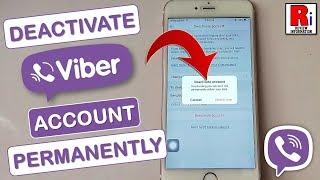 DEACTIVATE / DELETE VIBER ACCOUNT PERMANENTLY IN iPhone