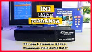 Receiver Terbaik Tahun ini! Siaran Parabola & UHF DVB-T2 Jadi 1| STB Transvision Nusantara HD Combo