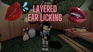 Roblox ASMR  Layered ear eating/licking (NO TALKING)