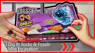 I Dig It! Rocks & Fossils Mini Excavation - Unboxing and Review