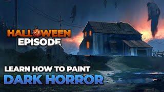 HORROR ART Painting Tutorial – Halloween Special