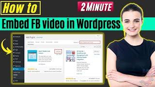 How to embed facebook video in wordpress 2024