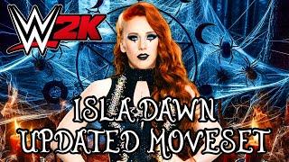 WWE 2K24 | Isla Dawn Updated Moveset + Realistic Base Superstar Settings