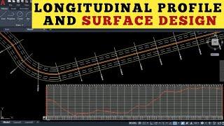 Create LONGITUDINAL PROFILE in AutoCAD || Road Design tutorial for Beginners || Part1