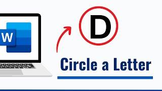 How to Circle a Letter in Word