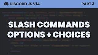 Slash Command Options and Choices (Discord.js v14)