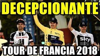 1ºGERAINT THOMAS 2º TOM DUMOULIN 3º CHRIS FROOME / VALORACIÓN TOUR DE FRANCIA 2018