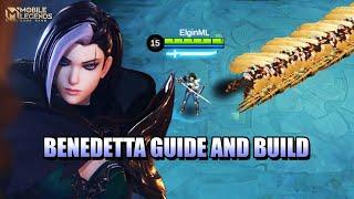 DO YOU NEED A BENEDETTA GUIDE? CHECK OUT MY BENEDETTA TIPS AND BUILD - MLBB