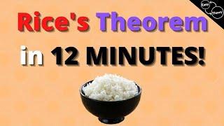 Rice's Theorem (Undecidability): Proof