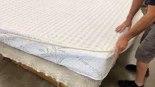 How to install zippered mattress cover on pocket coil spring