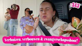 ZWANGERSCHAPSSHOOT, 3D BUIKBEELDJE, ONZEKERHEDEN, VERHUIZEN, VERBOUWEN & ORGANIZEN | #WEEKVLOG 313