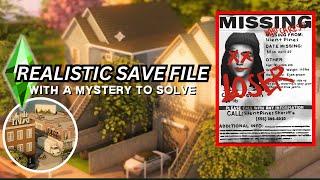 REALISTIC SIMS 4 SAVE FILE WITH A MYSTERY TO SOLVE! LORE, DRAMA, DEPTH | Life is Strange Inspired 