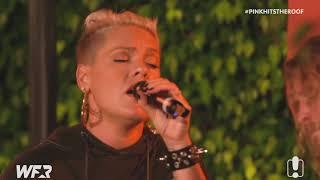 P!nk "What About Us" (Acoustic) LIVE at WFR 2017