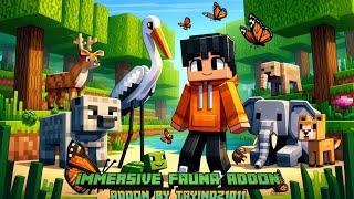 New Update!! Animal Mod - Immersive Fauna All Biomes Pack | Natural Spawn (New Animals)