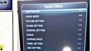 Haier Tv factory reset