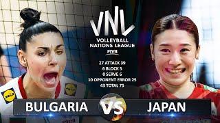 Bulgaria vs Japan | Women's VNL 2024