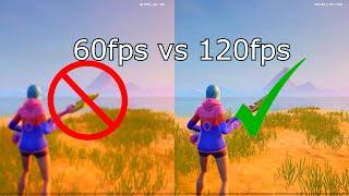 Which is better, 60fps or 120fps on PS5? Fortnite Battle Royale (4k 60fps)