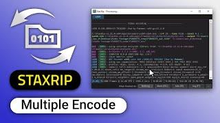 How to Encode Multiple/Batch Video | Staxrip Tutorial