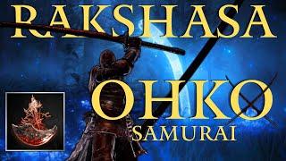 Rakshasa Samurai - OHKO Dash Attack Build | Elden Ring DLC PvP