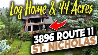 Prince Edward Island Real Estate 3896 RTE 11 St Nicholas Log Home for sale