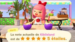 VISITE DE MON ÎLE 5 ÉTOILES KIBIISLAND dans ANIMAL CROSSING NEW HORIZONS - ACNH FR