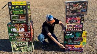 TESTING HUGE FIREWORK FINALE BOXES FROM RED APPLE FIREWORKS!