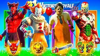 The ULTIMATE HALLOWEEN BOSS Challenge in Fortnite (Mephisto, Zombie Ironman, Pennywise)