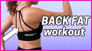 HOW TO get RID of BACK FAT & LOVE HANDLES (intense workout)