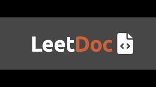 LeetDoc - Online IDE for Coding Interviews [Demo]