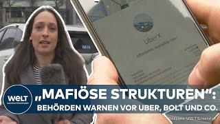 ORGANISIERTE KRIMINALITÄT: Uber, Bolt und Co. - Jedes fünfte buchbare Auto in Berlin fährt illegal!