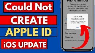 Couldn't create Account apple id | This iPhone has been used to create too many New apple IDs