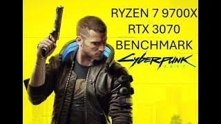 Cyberpunk 2077 Benchmark 2560X1080 (Ultra graphics, Ray Tracing) - Ryzen 7 9700X | RTX 3070