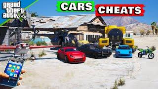 GTA 5 - CARS, PLANES, SUBMARINE - CHEATS CODES