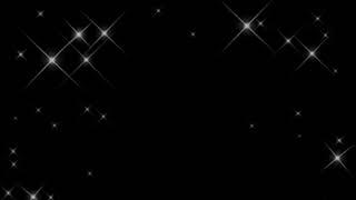 Star particles Black screen |Shining star particle |Black screen particle template effect free