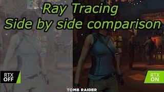 Ray tracing on vs off | Side by side comparison | RTX on vs RTX OFF