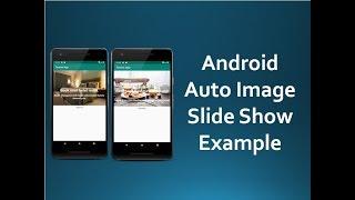 Android Auto Image Slider with round Indicator