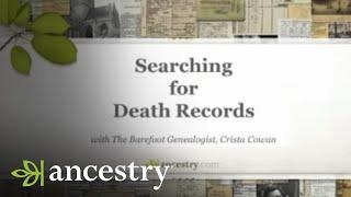 Searching for Death Records | Ancestry