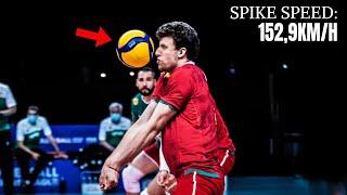 TOP 20 MONSTER Volleyball Spikes | Most Powerful Volleyball Attacks | Men's VNL 2021