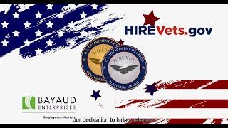  Bayaud Enterprises Awarded 2024 HIRE Vets Medallion Award for the Second Year! 