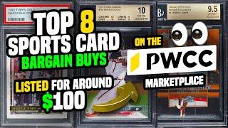 TOP 8 Sports Cards Listed on PWCC Marketplace for Around $100   Bargain Buys #sportscards