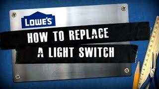 How to Replace a Light Switch