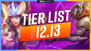 NEW TIER LIST for PATCH 12.13 - League of Legends