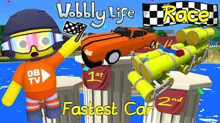 WE RACED CARS TO FIND THE FASTEST IN WOBBLY LIFE 0.7.7.1 