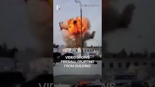 Fireball Erupts After Ukrainian Drone Hits Building in Russia | Subscribe to Firstpost